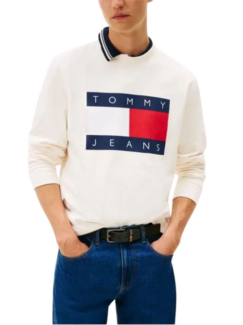 Maglioncino girocollo con grafica Tommy Jeans | DM0DM22643YBH